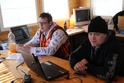 SM2012 Tuloslaskenta hiihtomaja: Jyrki Mäkelä, Joona Okkonen